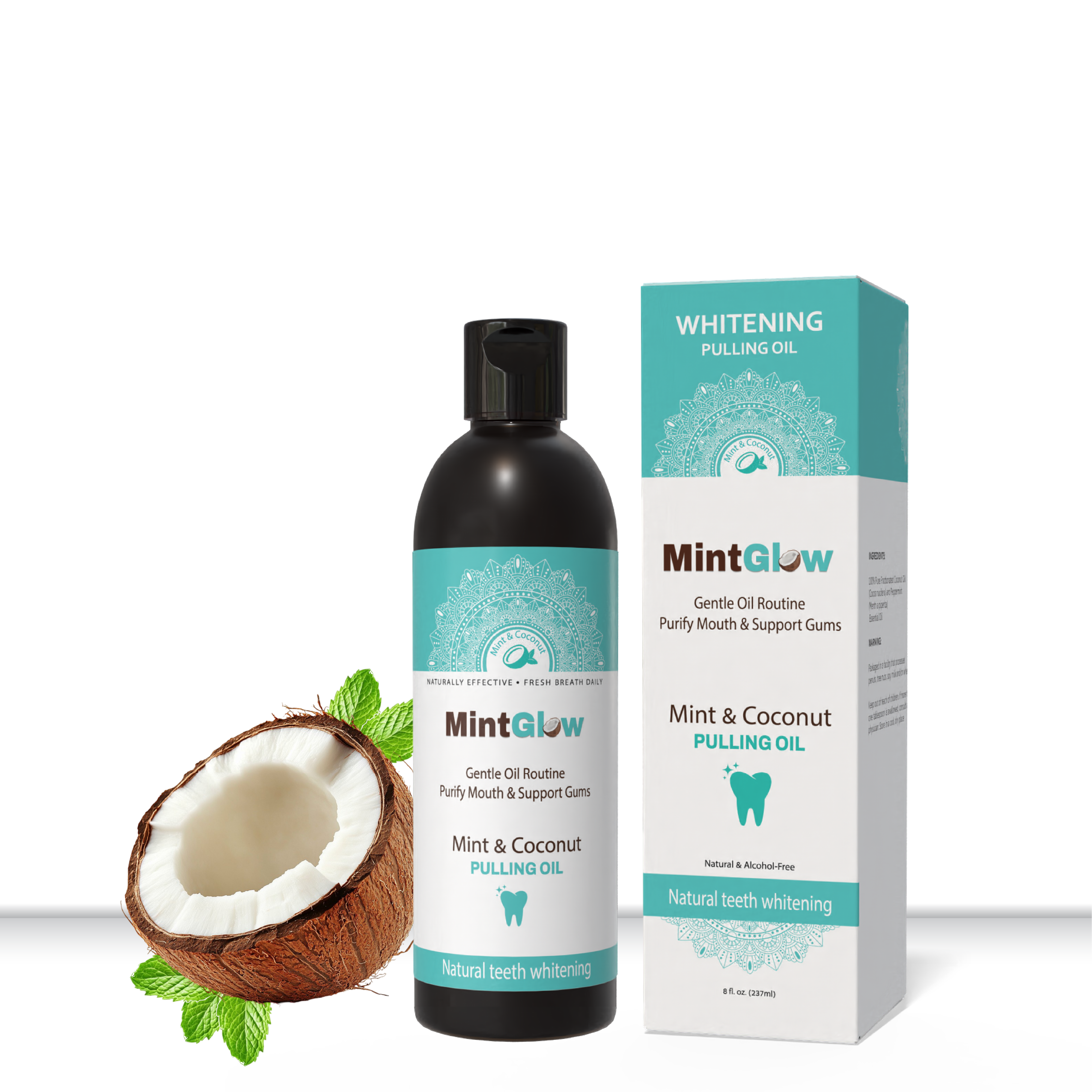 Natural oil mouthwash