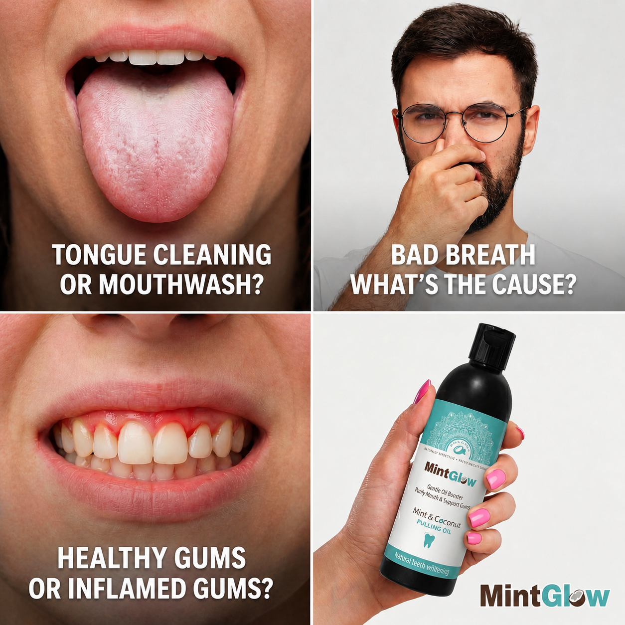 Natural oil mouth pulling